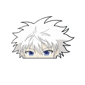 Hunter x Hunter ‘Killua Zoldyck | Staring’ Vinyl Car Peeker Sticker
