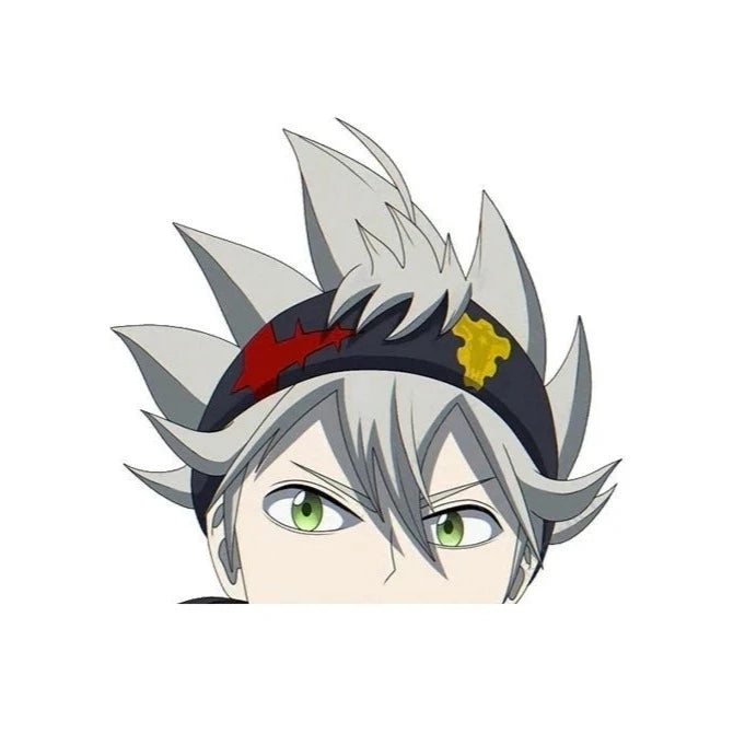 Black Clover 'Asta | Observing' Vinyl Car Peeker Sticker