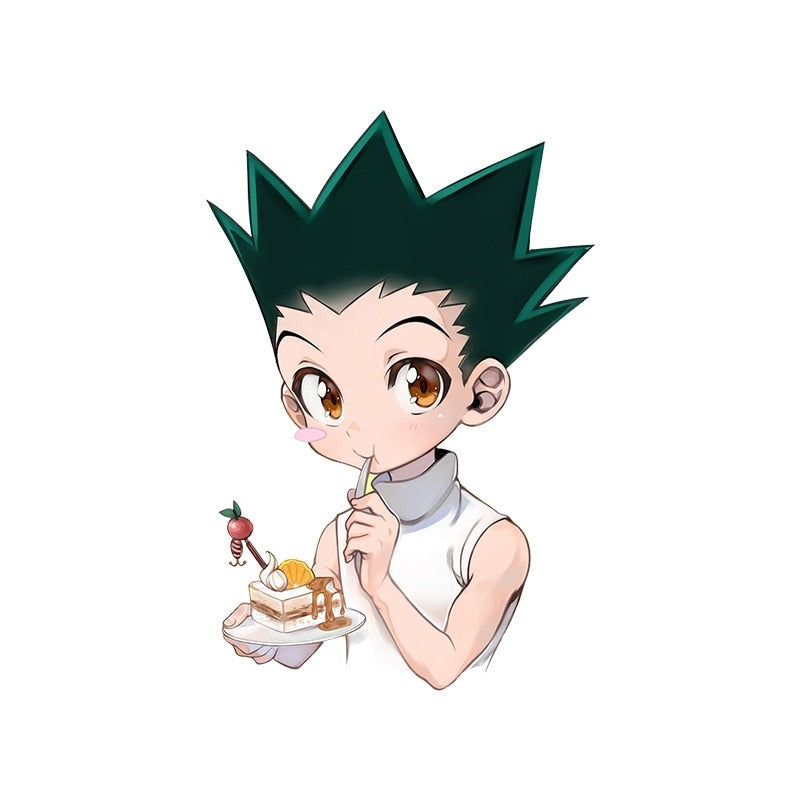 Hunter × Hunter 'Gon Freecss | Eating Dessert' Vinyl Car Sticker