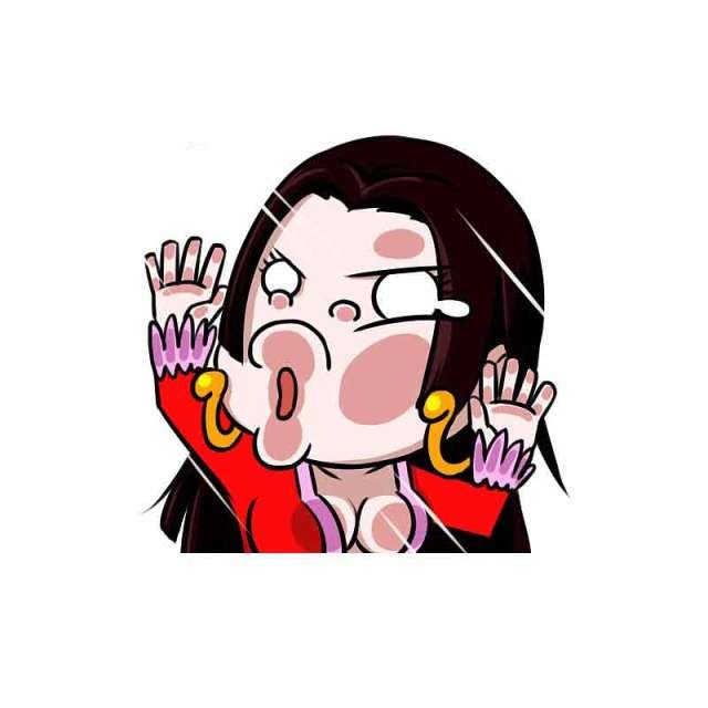 One Piece 'Boa | Pressed Face' Vinyl Car Sticker