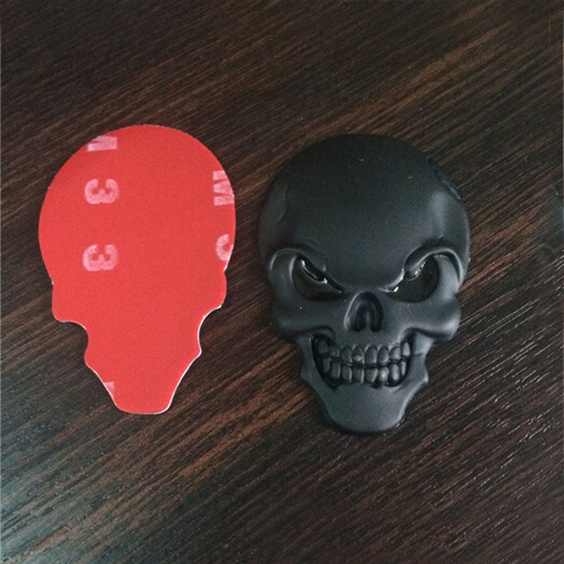 Skull 'Fierce | 1.0' Metal Car Stickers