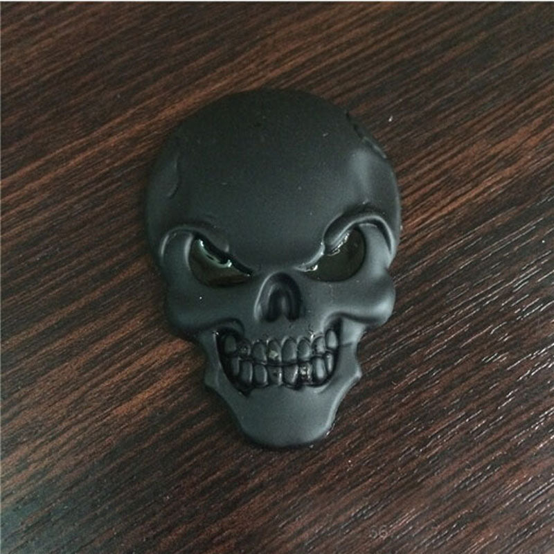 Skull 'Fierce | 1.0' Metal Car Stickers