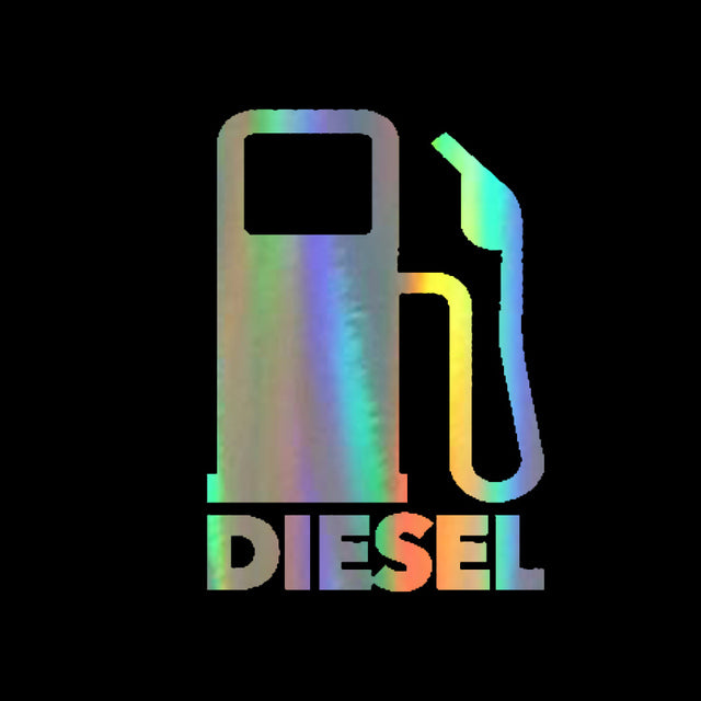 Fuel Tank 'Diesel' Vinyl Car Sticker