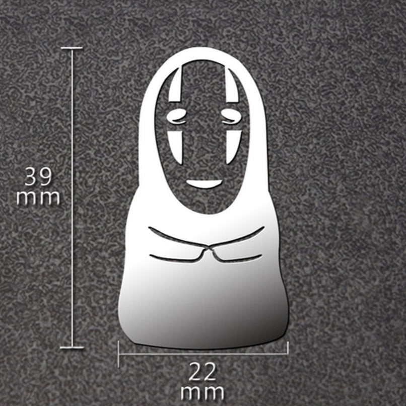Spirited Away 'No-Face' Metal Car Sticker