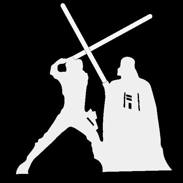 Star Wars 'Darth Vader Vs. Luke Skywalker | Duel Fight' Vinyl Car Sticker
