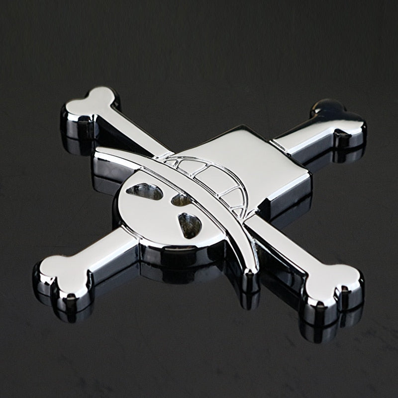 One Piece 'Whitebeard Logo' Metal Car Sticker