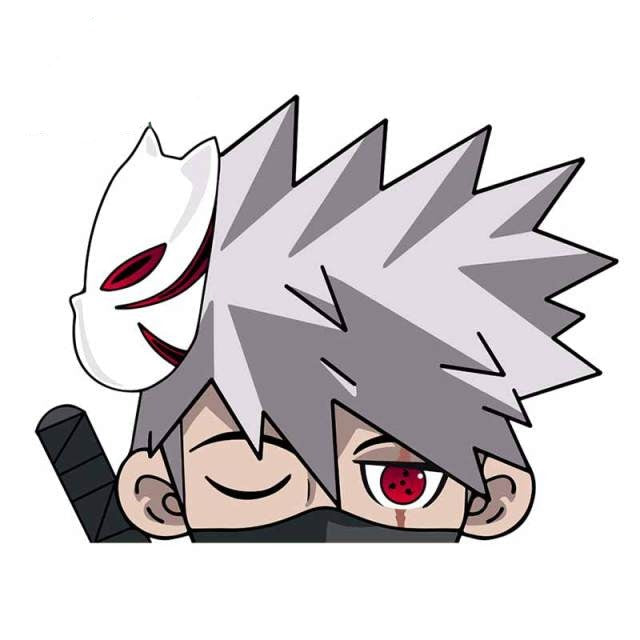 Naruto 'Kakashi Hatake | Winks' Vinyl Car Peeker Sticker