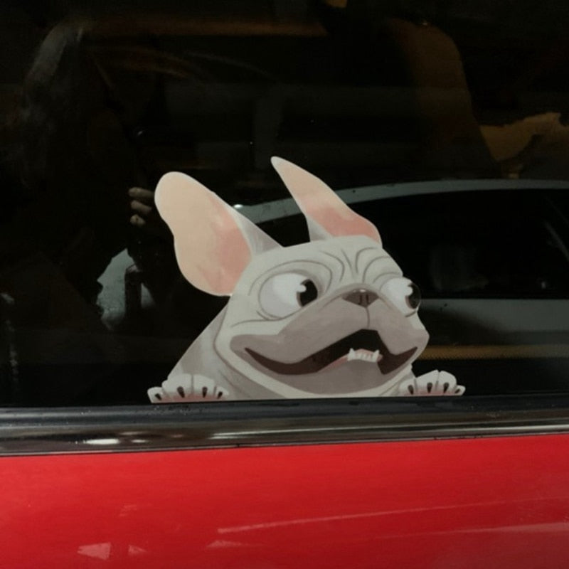 French Bulldog '2.0' Vinyl Car Peeker Sticker