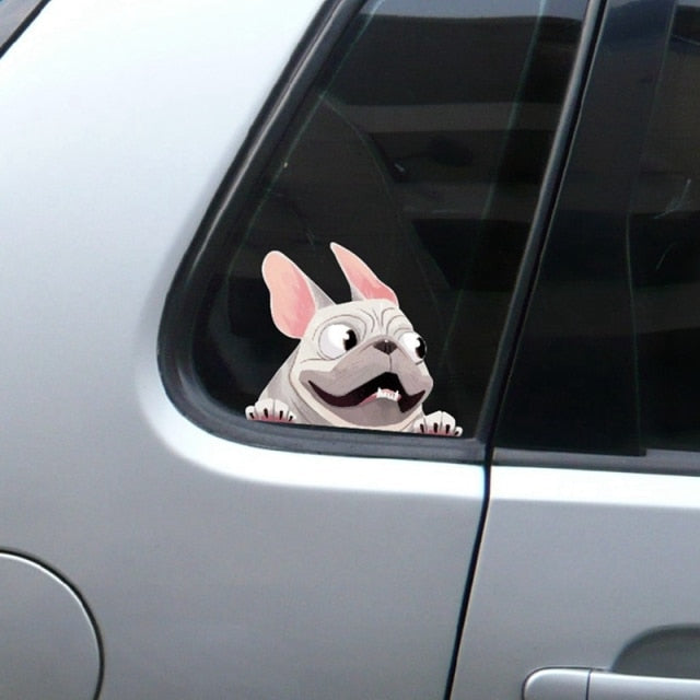 French Bulldog '2.0' Vinyl Car Peeker Sticker