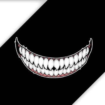 Cool 'Monster Smile' Vinyl Car Sticker