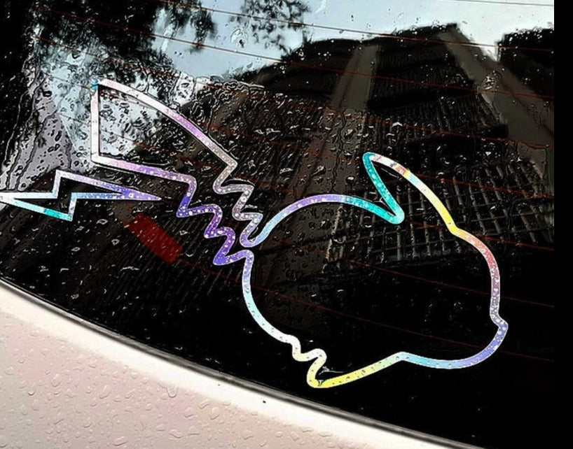Pokémon 'Pikachu Colored Lightning | 1.0 | Set of 2' Vinyl Car Sticker