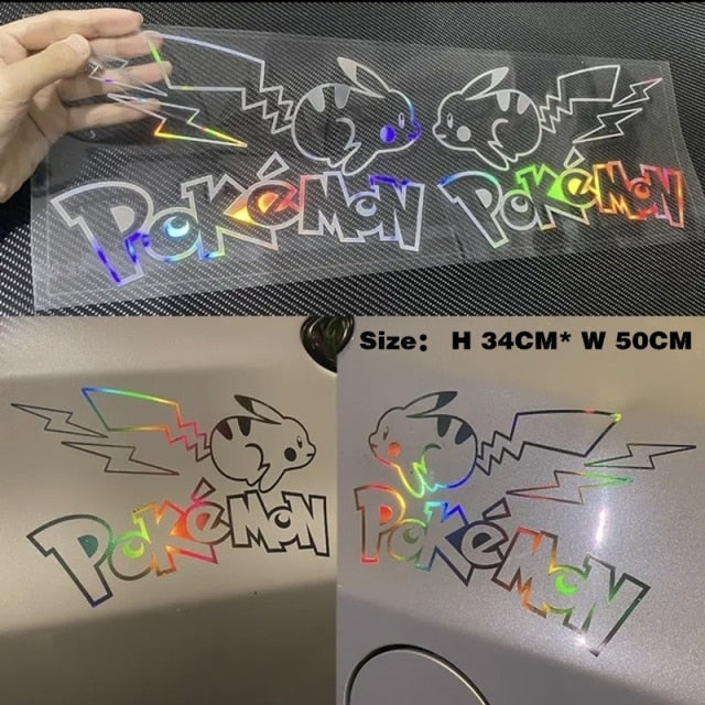 Pokémon 'Colored Lightning | 1.0 | Set of 2' Vinyl Car Sticker