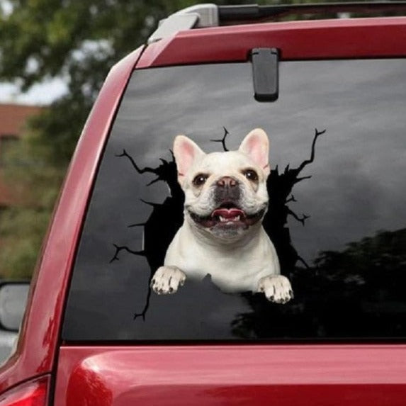 French Bulldog '2.0' Car Window Vinyl Sticker