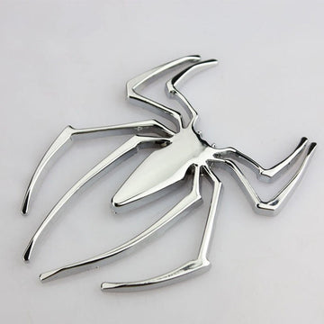Spider-Man 'Logo | Silver' Metal Car Sticker