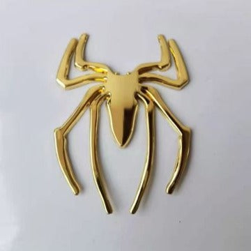 Spider-Man 'Logo | Gold' Metal Car Sticker