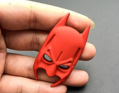 Batman 'Full Face Mask' Metal Car Sticker