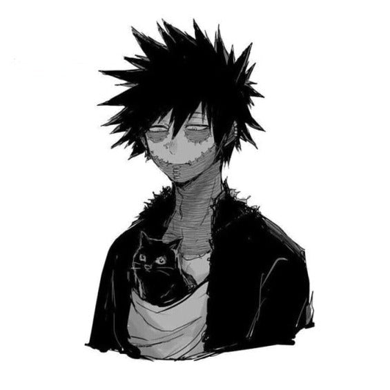 My Hero Academia 'Dabi and Black Cat' Vinyl Car Sticker