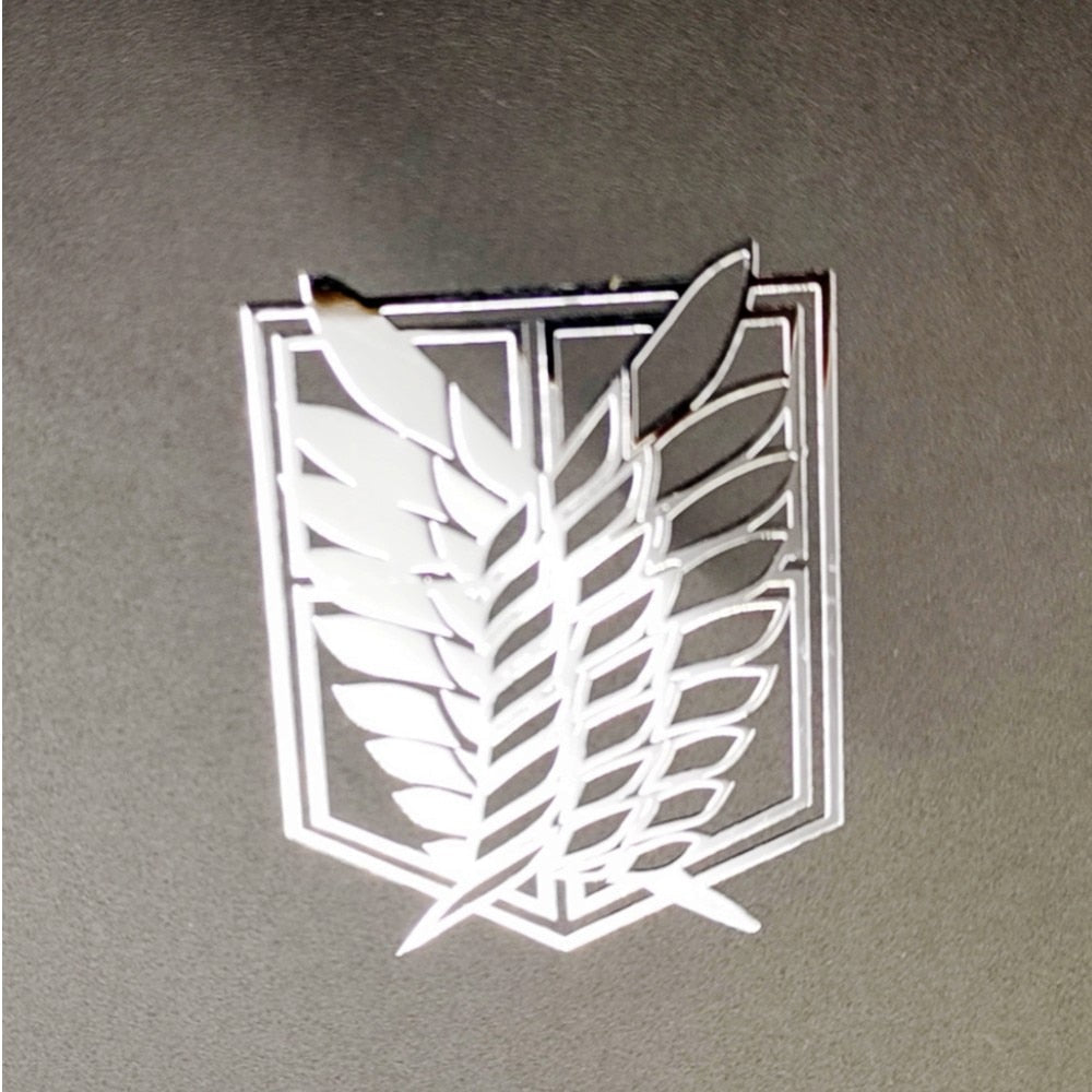 Attack on Titan 'The Wings Of Freedom Logo | Set of 2' Metal Car Sticker