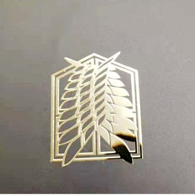 Attack on Titan 'The Wings Of Freedom Logo | Set of 2' Metal Car Sticker