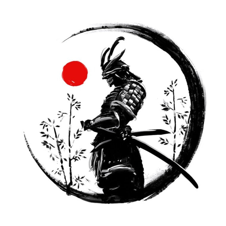 Samurai 'Warrior x Shogun' Vinyl Car Sticker