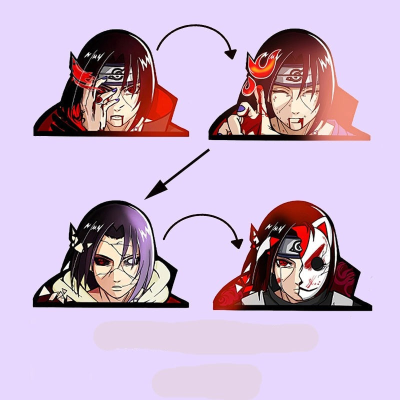 Naruto 'Itachi Uchiha | 2.0' Vinyl Car 3D Motion Sticker