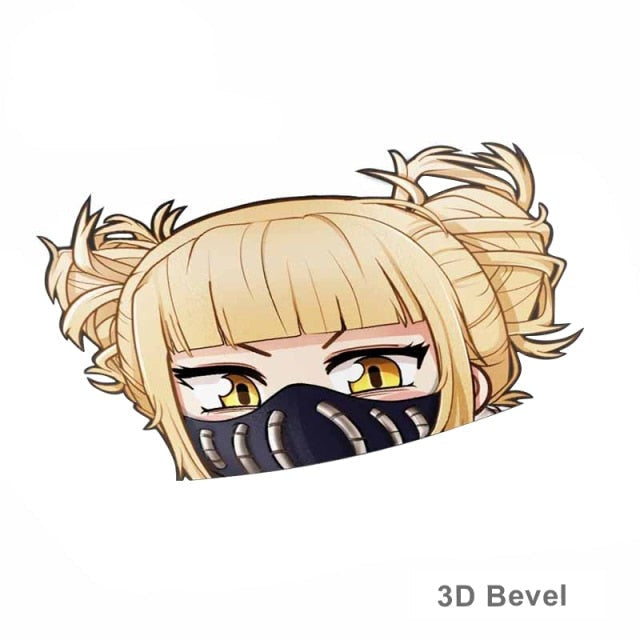 My Hero Academia 'Himiko | Mask' Vinyl Car Peeker Sticker