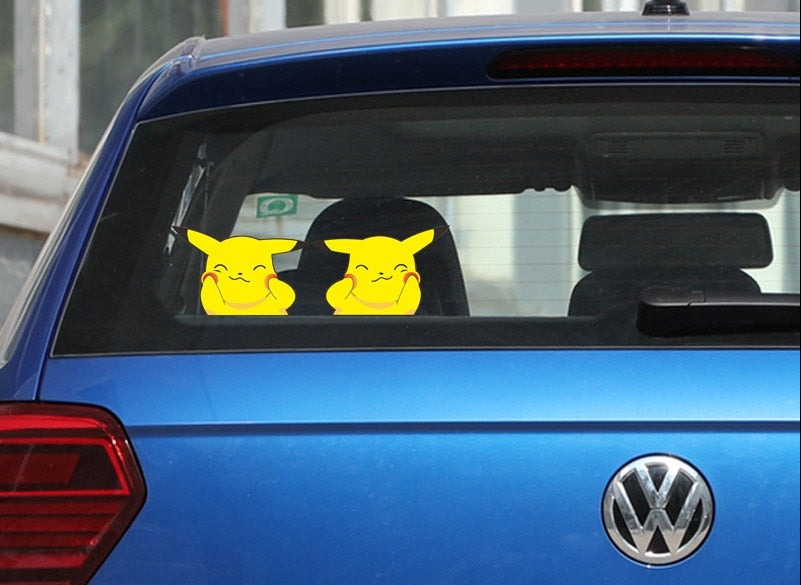 Pokémon 'Pikachu Cute Cheeks' Vinyl Car Sticker