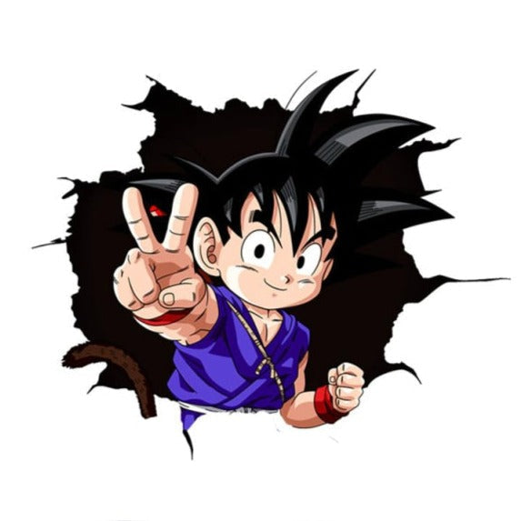 Dragon Ball Z 'Young Goku' Car Window Vinyl Sticker