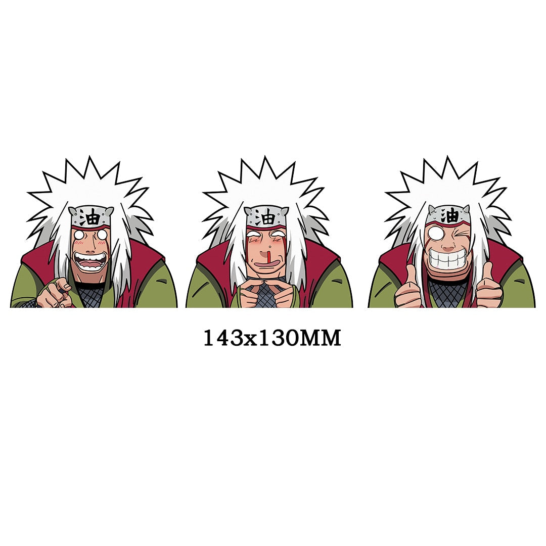 Naruto 'Jiraiya' Vinyl Car 3D Motion Sticker