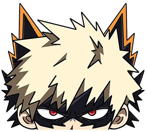 My Hero Academia 'Katsuki Bakugo' Vinyl Car Peeker Sticker