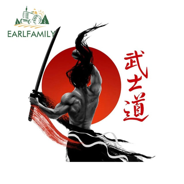 Samurai 'Warrior | Katana' Vinyl Car Sticker
