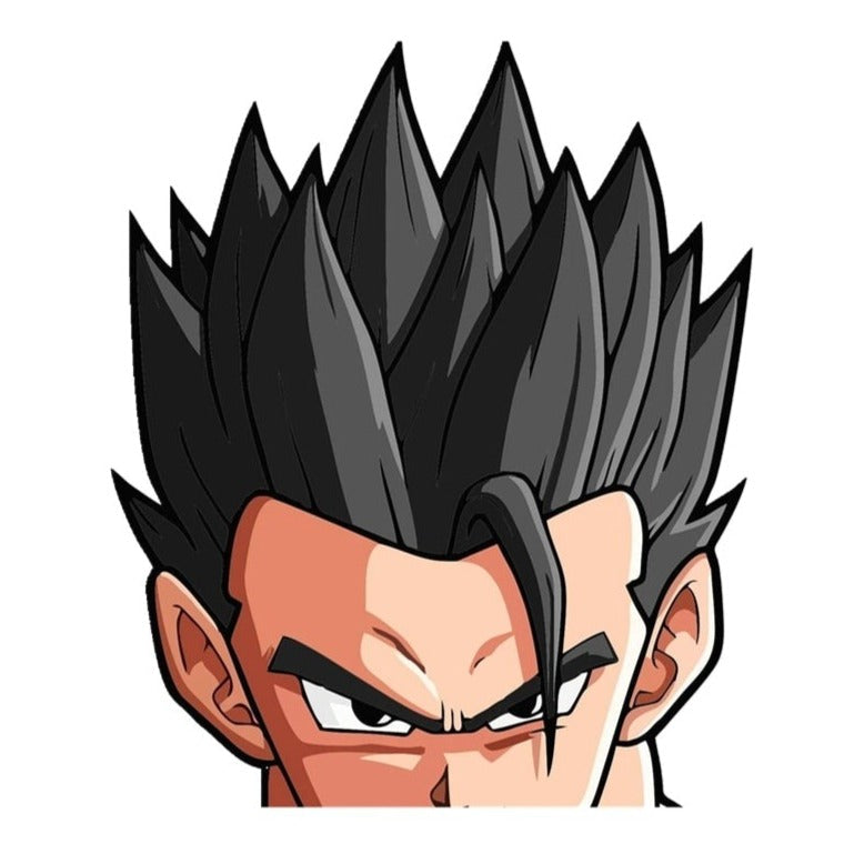 Dragon Ball Z 'Peeking Gohan' Vinyl Car Peeker Sticker
