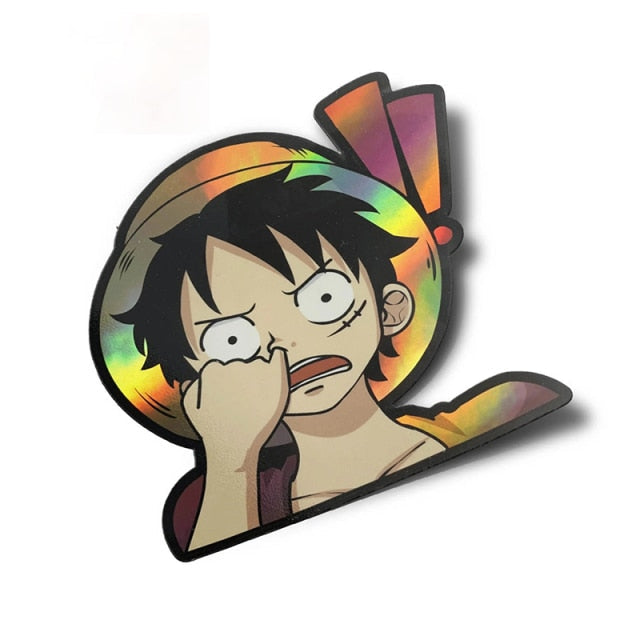 One Piece 'Luffy | Picking Nose' Vinyl Car Sticker
