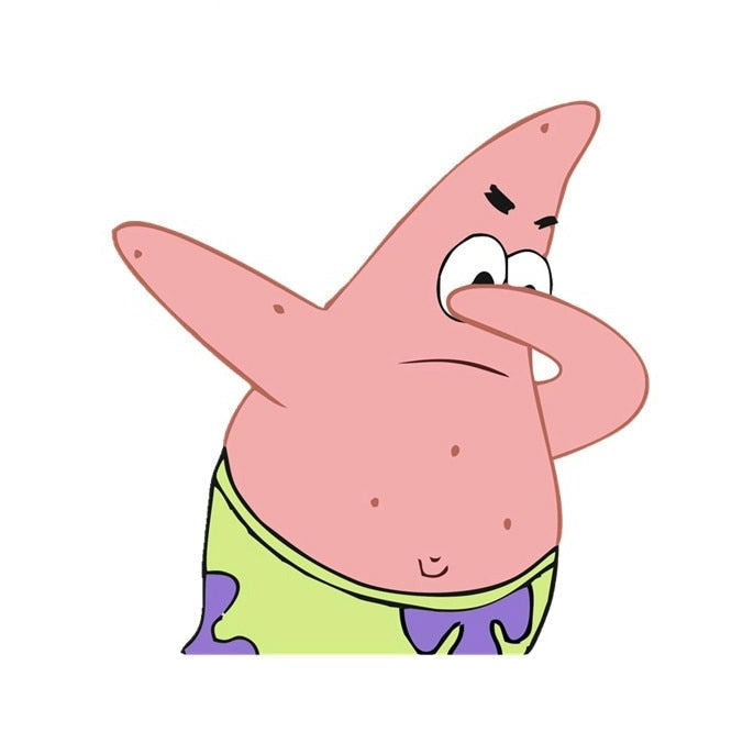 SpongeBob SquarePants 'Patrick Dabbing | Left' Vinyl Car Sticker