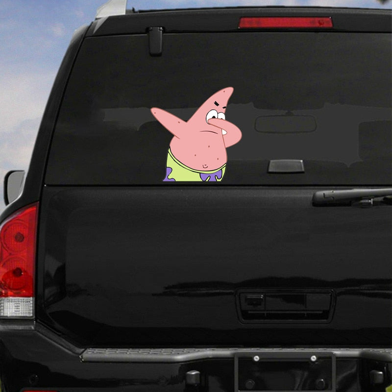 SpongeBob SquarePants 'Patrick Dabbing | Left' Vinyl Car Sticker