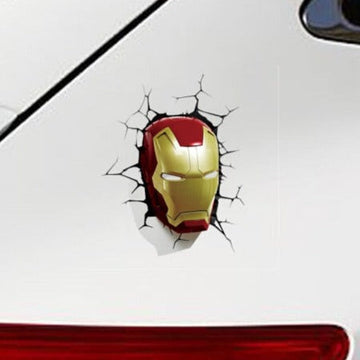 Iron Man 'Face' Car Window Vinyl Sticker
