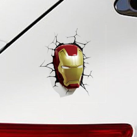 Iron Man 'Face' Car Window Vinyl Sticker