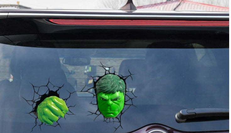 Hulk 'Angry Face' Car Window Vinyl Sticker