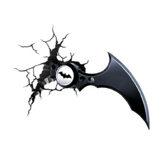 Batman 'Half Batarang' Car Window Vinyl Sticker