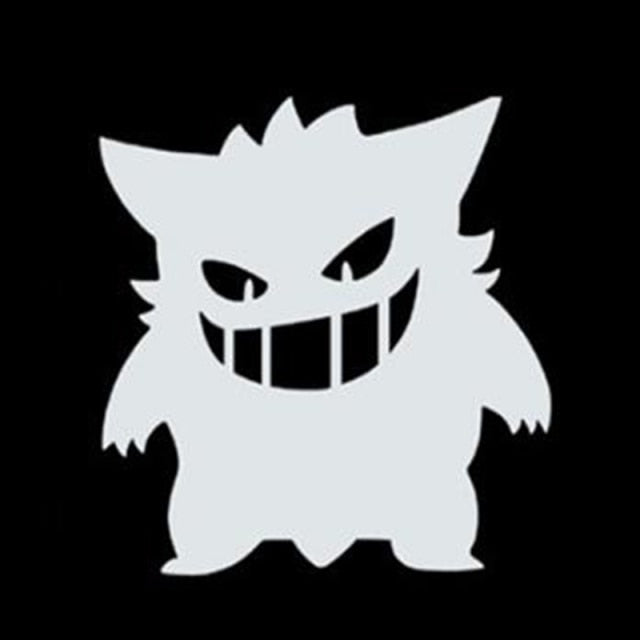 Pokémon 'Smiling Gengar | 1.0 ' Vinyl Car Sticker