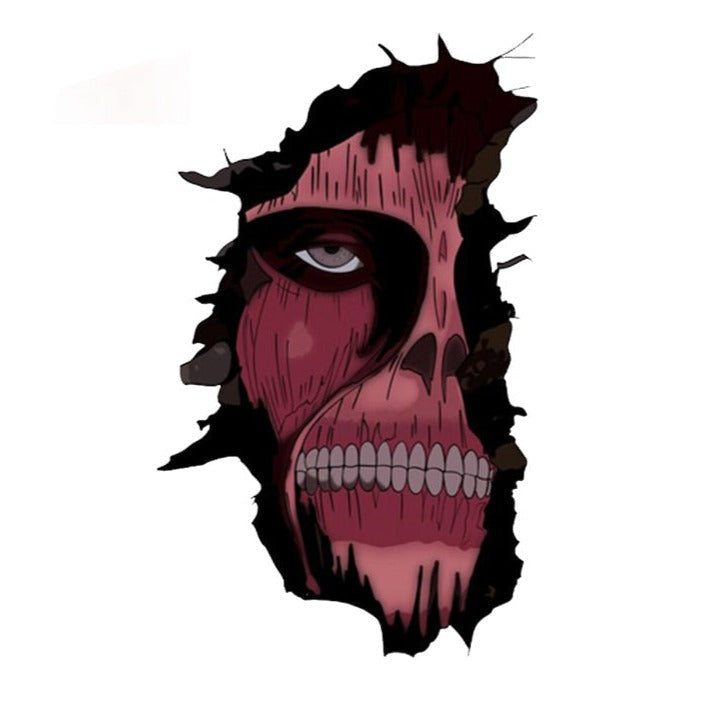 Attack on Titan 'Zeke | Beast Titan | 2.0' Vinyl Car Peeker Sticker
