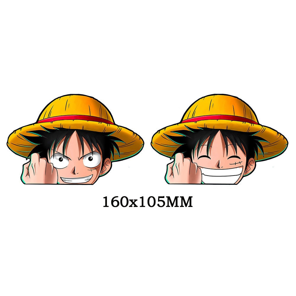 One Piece 'Monkey D. Luffy' Vinyl Car 3D Motion Sticker