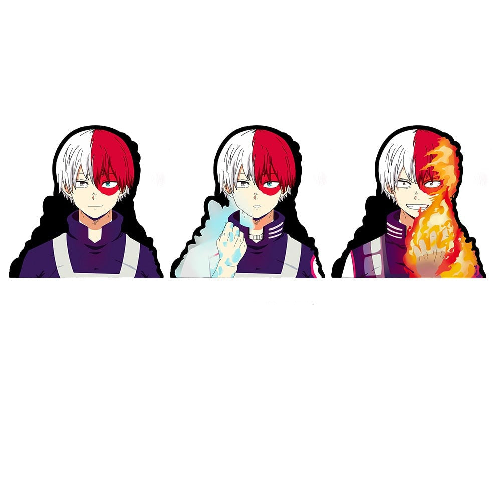 My Hero Academia 'Shoto Todoroki' Vinyl Car 3D Motion Sticker