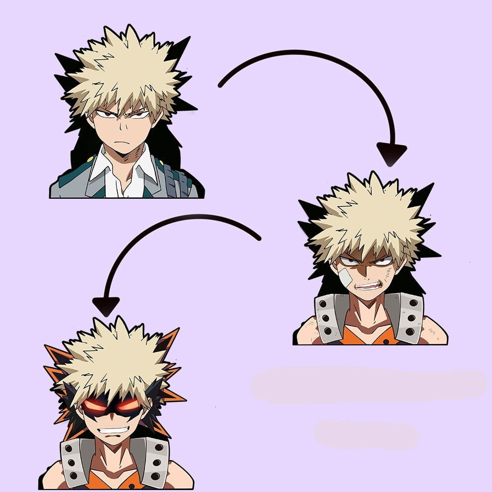 My Hero Academia 'Katsuki Bakugo' Vinyl Car 3D Motion Sticker