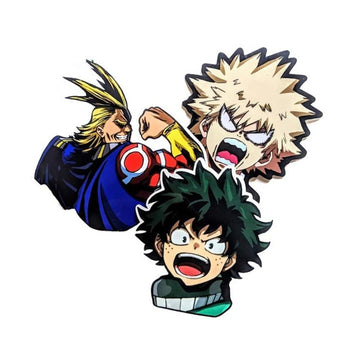 My Hero Academia 'All Might | Bakugo | Deku | Screaming' Vinyl Car Sticker