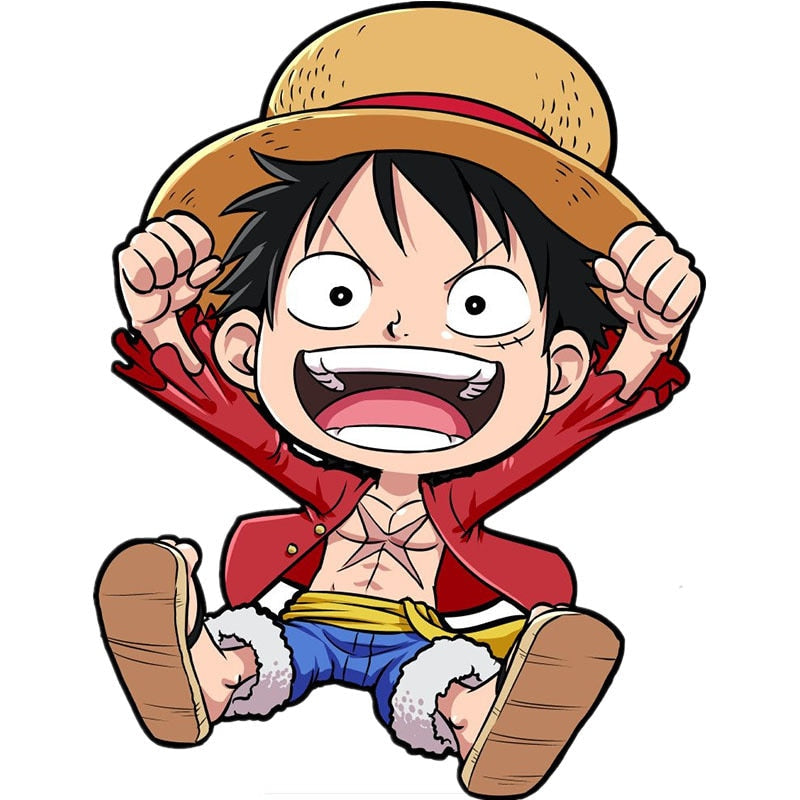 One Piece 'Luffy | Excited' Vinyl Car Sticker