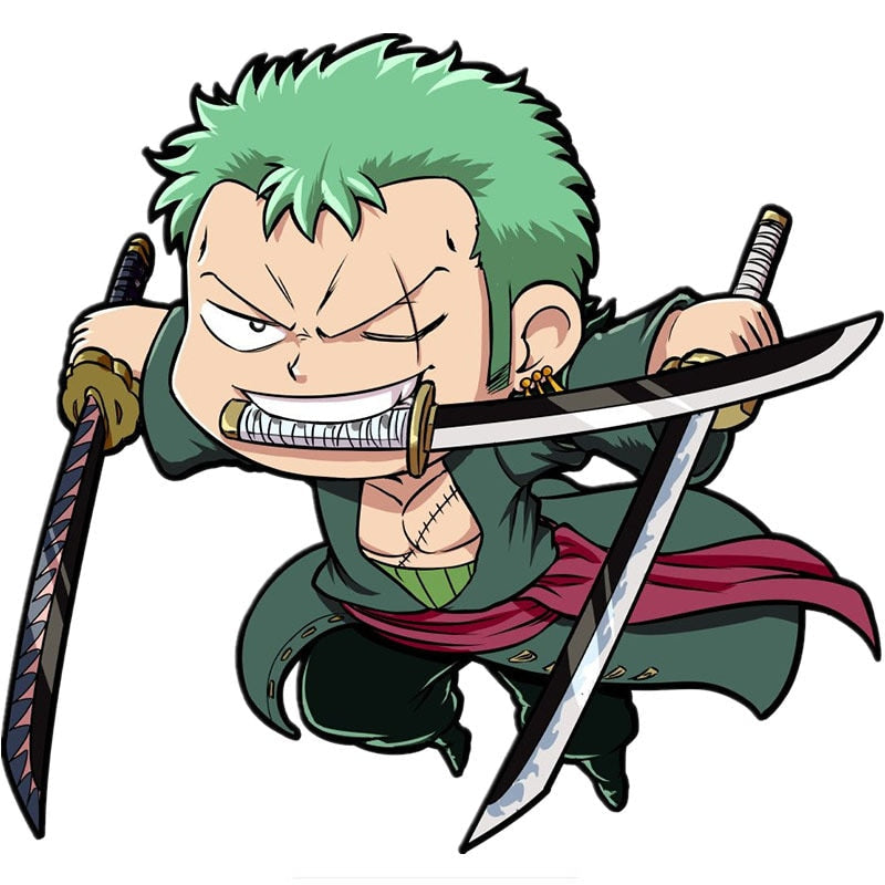 One Piece 'Roronoa Zoro | Swords' Vinyl Car Sticker