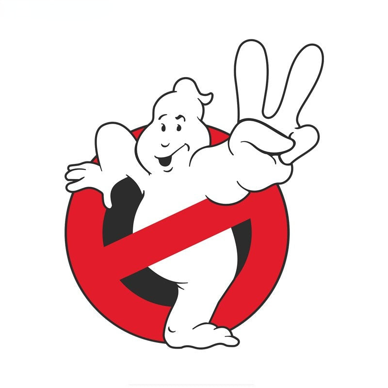 Ghostbusters 'Peace Sign Logo | Left' Vinyl Car Stickers