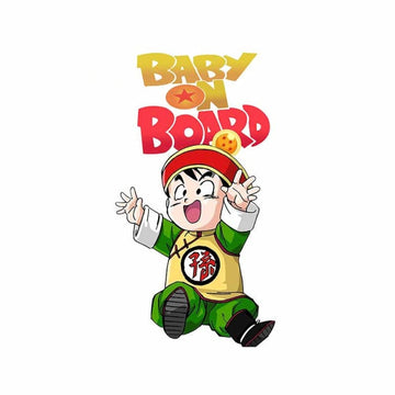 Dragon Ball Z 'Baby Gohan | Happy | Baby On Board' Vinyl Car Sticker