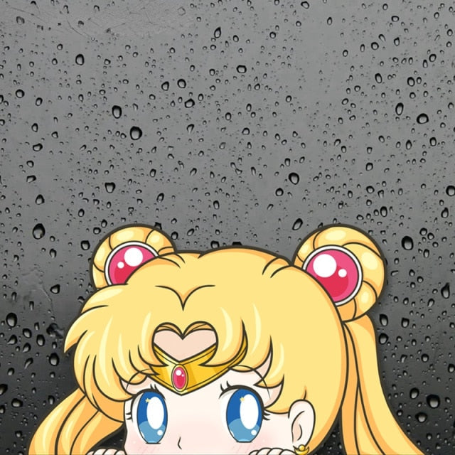 Sailor Moon 'Pretty Sailor Moon' Vinyl Car Peeker Sticker